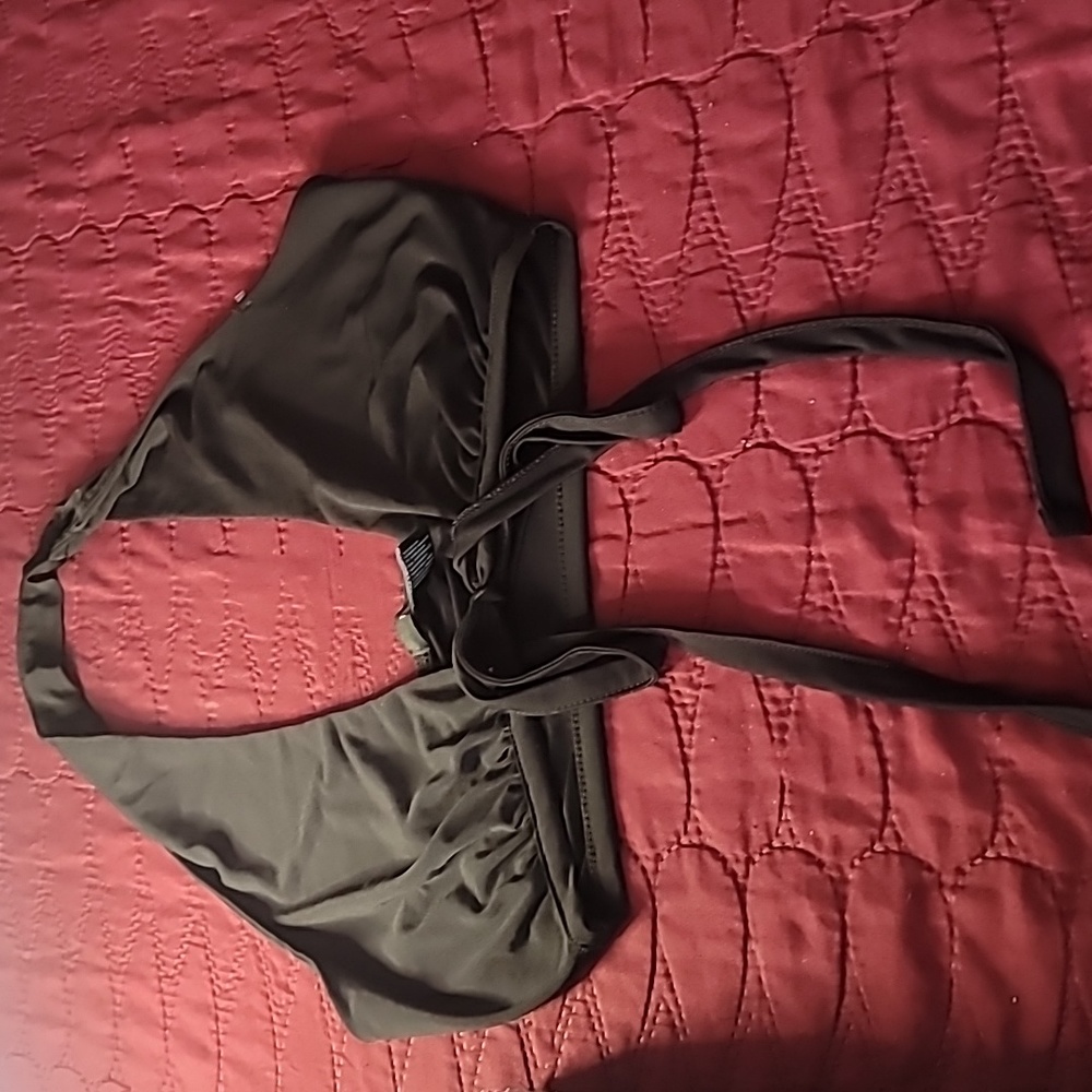 Black halter top